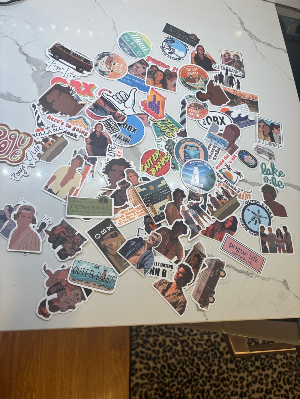 Outer Banks lot of stickers